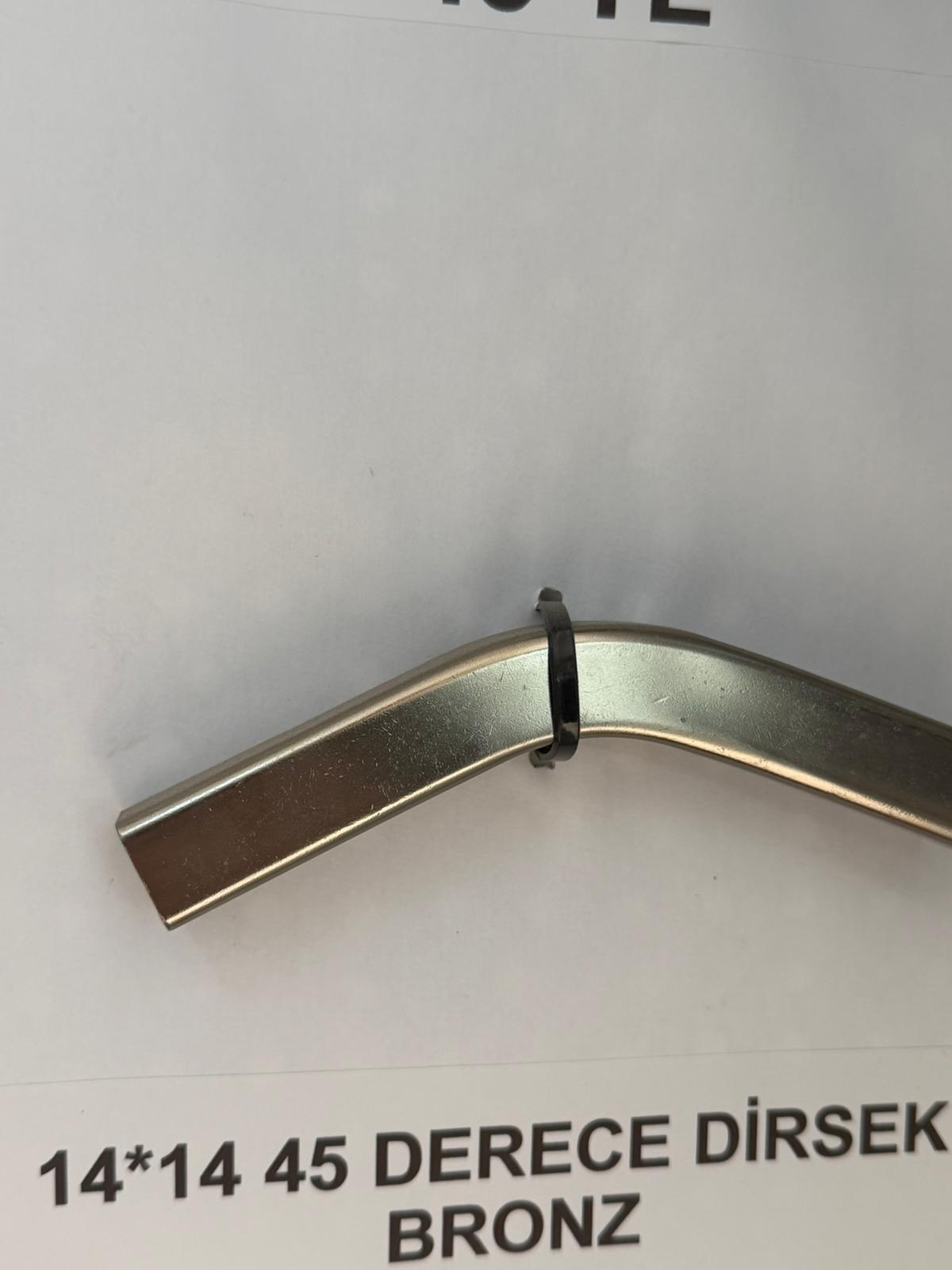 14x14 Dirsek 45 Derece Bronz